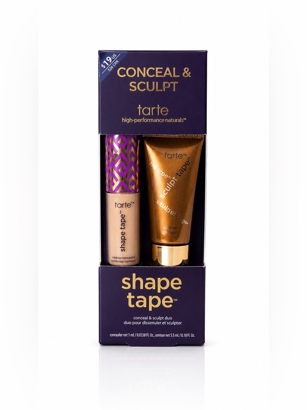 TARTE CONCEAL & SCULPT | 29N light-medium & medium cool bronze